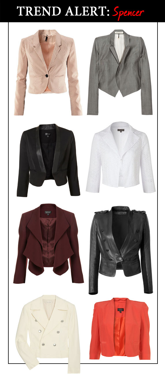 cropped blazer