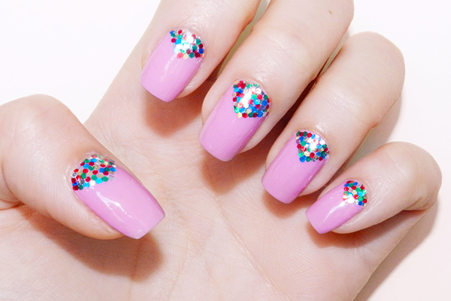 gostei-e-agora-pink-geometric-mosaic-glitter-nails-multicolored-2